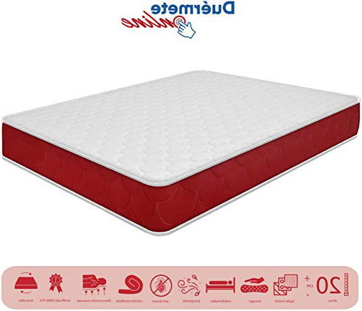 Duermete viscoelástico Lite Reversible (colchón a 2 Caras), Muy Transpirable, Blanco, 90 x 190