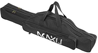 Lixada Bolsa de Pesca Plegable Portátil Caña de Pescar Bolsa de Carrete de Pesca Polo Gear Tackle Bolsa de Viaje