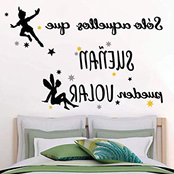 Docliick® Frase motivadora vinilo habitación"SÓLO AQUELLOS QUE SUEÑAN." Vinilos decorativos.Docliick DC-18028 (Vinilo de corte, 60x42cm)