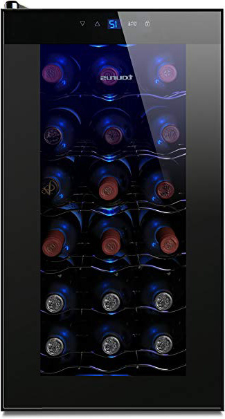Taurus PTWC-18 Vinoteca de 18 botellas, Negro