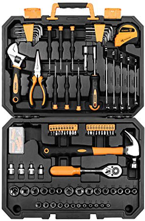 
                
                    
                    
                

                
                    
                    
                        DEKO Juegos de Herramienta de 128 piezas - Caja de Herramienta para Hogar,maletin de herramientas profesional para reparación de automóviles, con una caja de Plástico
                    
                

                
                    
                    
                
            