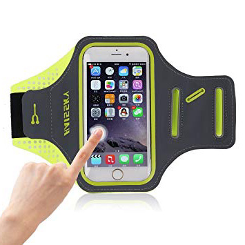 Brazalete deportivo Para Correr Prueba de Sudor Apoyo Gimnasio Deportivo Banda Armband soporte para llaves, cables y tarjetas para iPhone X/XS/XS Max,8 Plus,Galaxy Note 8,Moto y otros hasta 6.2 pulgas