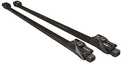 Summit SUM-001 - Barra de techo para montar los coches con rieles (tipo elevado), Acero Negro