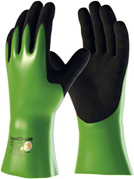 Guantes de protección química STAFFL johanesburgo MaxiChem 630 EN 374 categoría III, gran 10, 131915