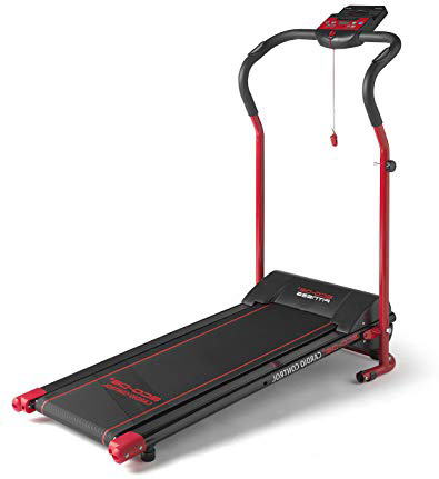 ECO-DE Cinta de Andar y Correr 1000watts con pulsómetro, Panel de Control, Sistema de Parada Auto, Calorias