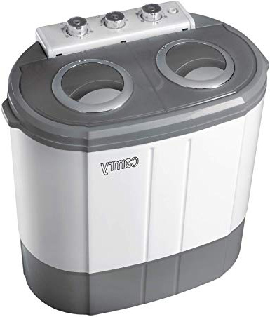Camry CR8052, Mini Lavadora con Centrifugador, 3 Kg