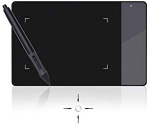 Huion 420 - Tableta Gráfica Digitalizadora, tamaño pequeño (10.1 x 5.6 cm), compatible con Windows y Mac