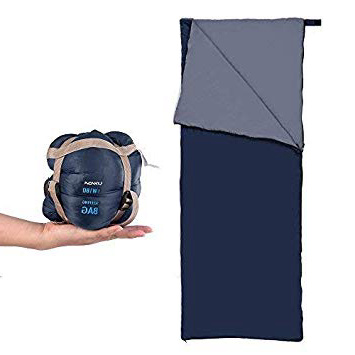 Lixada Saco de Dormir Ultraligero Compresible Multifuncional Saco de Dormir Rectangular 190 * 75cm 680g