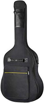 Martisan Funda para Guitarra impermeable para 41Inchs Guitarra Acústica guitarra clásica Bolsa Acolchada Negro