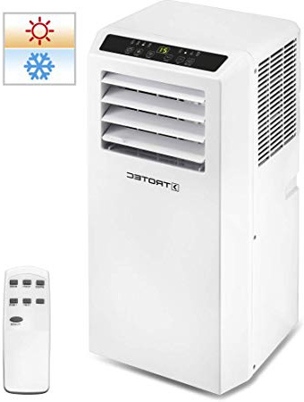 TROTEC Aire Acondicionado Portátil Pac 2010 SH / 4 en 1: Refrigeración, Calefacción, Ventilación y Deshumidificación/Mando a Distancia/Calefacción regulada por Termostato/hasta 26m² / Blanco