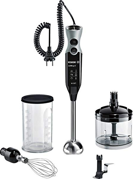 
                
                    
                    
                

                
                    
                    
                        Bosch MSM67170 ErgoMixx  - Batidora de mano, 750 W, regulador de velocidad y velocidad Turbo, cúpula con cuatro cuchillas, con picador, varilla batidora y cuchilla para hielo, color negro y gris
                    
                

                
                    
                    
                
            