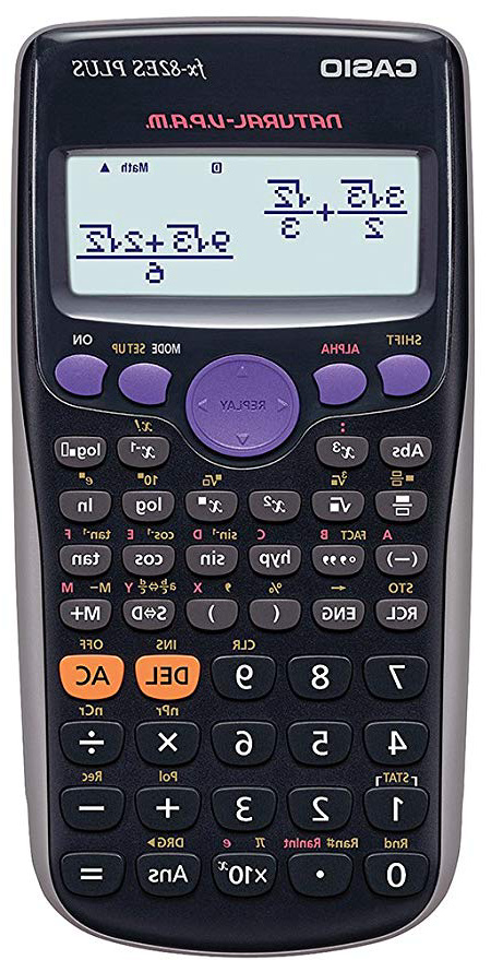 Casio FX-82ES PLUS - Calculadora científica, 80 x 162 x 13.8 mm, negro