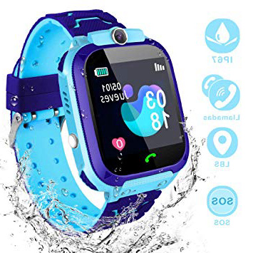 YIYOU Smartwatch Niños, Reloj Inteligente para Niños Impermeable ip67 con LBS, Hacer Llamadas, Chat de Voz, SOS, Cámara, Juegos, Mejor Regalo para Niño niña de 3 a 12 años Compatible con iOS/Android