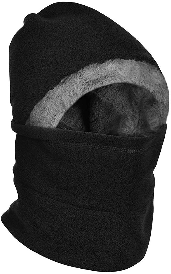 VBIGER Cuello Calentador para Invierno y Gorro con Calentito para Invierno Pasamontañas para Hombre y Mujeres