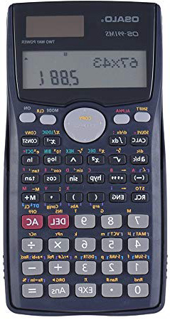 Aibecy Científico Calculadora Mostrador 401 Funciones Matriz Punto Vector Ecuación Calcular Solar y Batería Doble Motorizado 2 Line Monitor Negocio Oficina Estudiante Sat / Ap Prueba Alculate