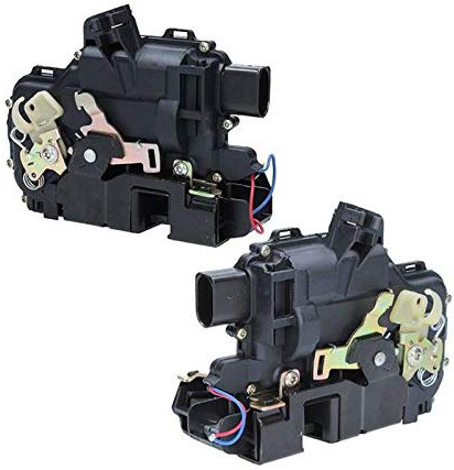ECD Germany 2 x Cerradura de la puerta delantera izquierda + derecha con cierre centralizado para coches