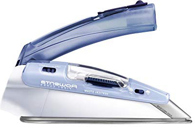 Rowenta First Class DA1510F1 - Plancha de viaje 1000 W, portátil y de fácil transporte, gran rendimiento con golpe de vapor de 45 gr/minuto, plegable con punta de precisión y doble voltaje 120 - 240 V