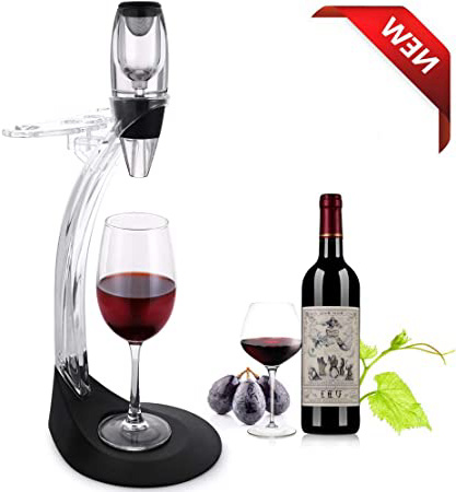 







TOMORAL Set de Regalo de aireador de Vino Deluxe – Kit de Accesorios de Vino con decantador de aireador de Vino, Torre de Almacenamiento, Amantes del Vino y entusiastas (Black)







