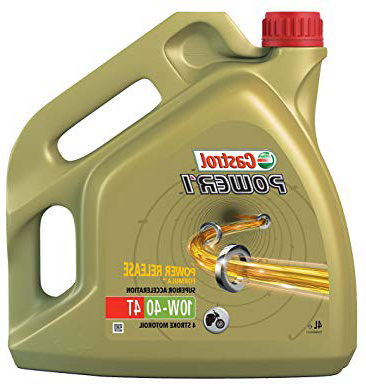 Castrol Power 1 Aceite de Motores 10W-40 4T 4L (Sello inglés)