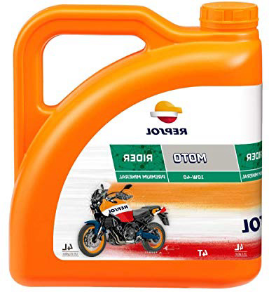 Repsol RP165N54 Moto 4T 10W-40 Aceite de Motor, Multicolor, 4 L