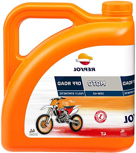 Repsol RP162N54 Moto Off Road 4T 10W-40 Aceite de Motor, 4 L