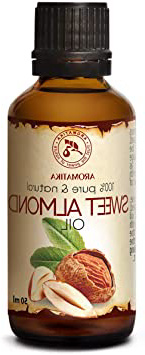Aceite de Almendras 50ml - Prensado en Frío - Italia - 100% Puro y Natural - Aceite de Base - Cuidado para Cara - Cuerpo - Pelo - Piel