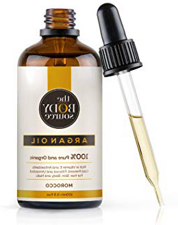 The Body Source - Puro Aceite de Argán 100% Orgánico, Rico en vitamina E y Antioxidantes Adecuados para el Cabello, la Piel, el Cuerpo y las Uñas, 100ml