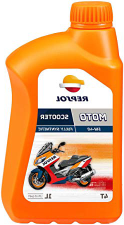 Repsol RP164L51 Moto Scooter 4T 5W-40 Aceite de Motor, Multicolor, 1 L