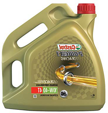 Castrol Power 1 Racing Aceite de Motores 10W-40 4T 4L (Sello inglés, francés y italiano)