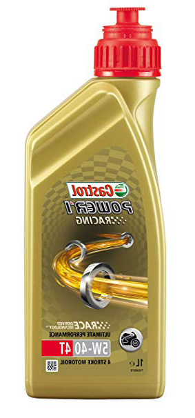 Castrol Power 1 Racing Aceite de Motores 5W-40 4T 1L (Sello inglés)