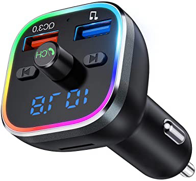 Transmisor FM Bluetooth 5.0, [RGB