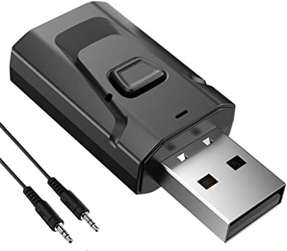 GeekerChip Adaptador Bluetooth 5.0 USB,Receptor/Transmisor
