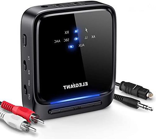 ELEGIANT Transmisor Bluetooth 5.0, Receptor