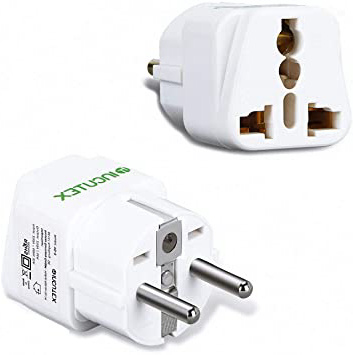 Incutex 2X adaptadores Enchufe Viaje