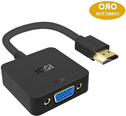 







ICZI Adaptador HDMI a VGA con Conectores Chapados en Oro, Convertidor HDMI a VGA 1080P para Conectar PC a HDTV Monitor Proyector Pantalla Gigante, Negro






