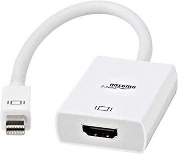AmazonBasics - Adaptador de Mini DisplayPort a HDMI, color blanco