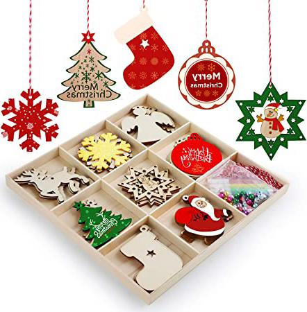 Hianjoo Adornos Navideños Madera, 32