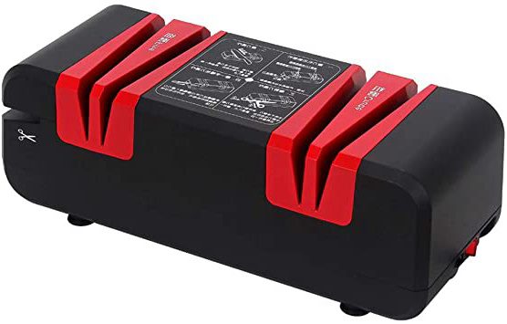 Ritioner Afilador de cuchillos eléctrico, Afilador de cuchillos 60W 50Hz para destornillador doméstico, Cuchillo a presión, Afilador de cuchillos profesional