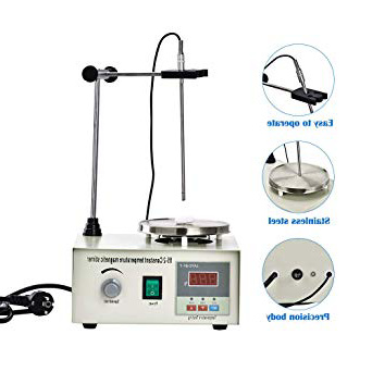Mezclador de laboratorio Agitador Magnético 85-2 Agitadores Magnético con Placa Calefactora, Mezclador agitador de laboratorio, 300W, 1000ml
