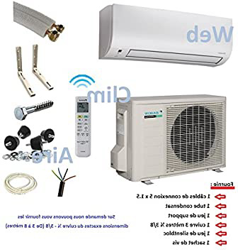 Aparato de aire acondicionado Daikin FTX 35 KMV 3500 kW con juego de instalación