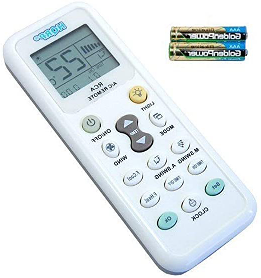 HQRP Mando a distancia universal para Aire Acondicionado para MITSUBISHI TOSHIBA HITACHI FUJITSU HYUNDAI PANASONIC DIY DAEWOO LG SHARP SAMSUNG ELECTROLUX SANYO AMCOR CARRIER
