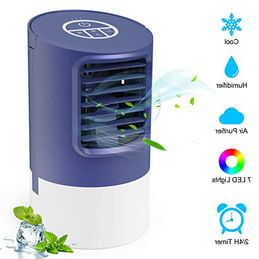 







TedGem Ventilador Aire Acondicionado, Aire Acondicionado Pequeño,4 en 1 Enfriador de Aire Portatil,Humidificador,Ventilador de Escritorio,7 Luces LED,3 Velocidades,para el Hogar y la Oficina






