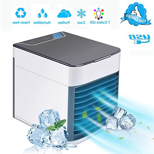 







TTMOW 2019 Nuevo Mini Enfriador Portátil USB Aire Acondicionado 3 en 1 Ventilador Purificador Humidificador, 7 Colores, 3 Velocidades Ajustable para Hogar Oficina







