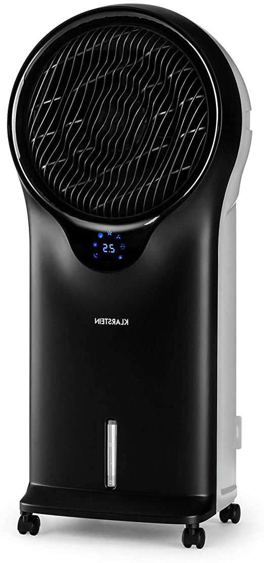 
                
                    
                    
                

                
                    
                    
                        KLARSTEIN Whirlwind Shape Edition - Refrescante evaporativo, Ventilador, Humidificador, Enfriador de Aire, 3 Niveles, 3 Modos, Tanque 5,5L, Rendimiento 90W, Lamas giratorias 360º, Timer, Negro
                    
                

                
                    
                    
                
            