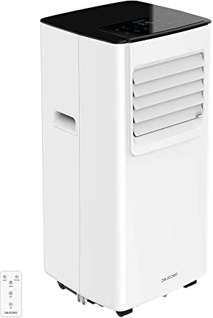 Cecotec Aire Acondicionado 3 en 1 Portatil ForceClima 7050. Refrigeración, ventilación y deshumidificación. Ultrasilencioso. 7000 BTU. 300 m³/h. Pantalla. Temporizador 24 h. Mando a Distancia.