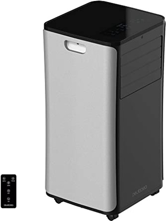 Cecotec Aire Acondicionado Portatil ForceSilence Clima 9050. 2270 Frigorías, 3 Funciones(Frío, Ventilador, Deshumidificador), Caudal 350m³/h, Programable 24h, Mando a Distancia