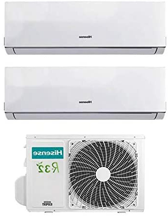 Hisense - Aparato de aire acondicionado/climatizador Dual Split Inverter Comfort 9000+9000 9+9 Btu A++ AMW2-16U4SZD1