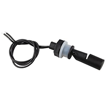 Haljia PP Sensor de baja presión, montaje lateral horizontal de nivel de agua. Interruptor flotador sensor de nivel de líquido. Cable de alambre para tanque piscina