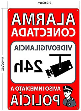 Cartel Disuasorio Interior/Exterior, Placa Disuasoria