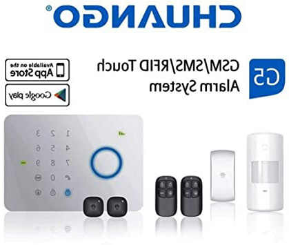 CHUANGO 1 gsm/SMS/RFID Touch Alarm System, Blanco